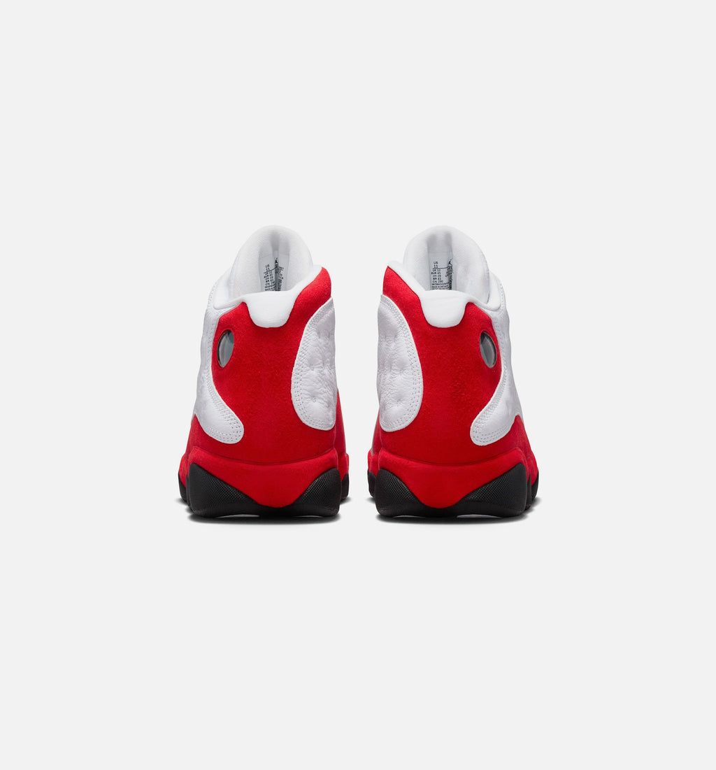 Air Jordan 13 Retro White And University Red 男款生活方式运动鞋 - 白色/黑色/真红
