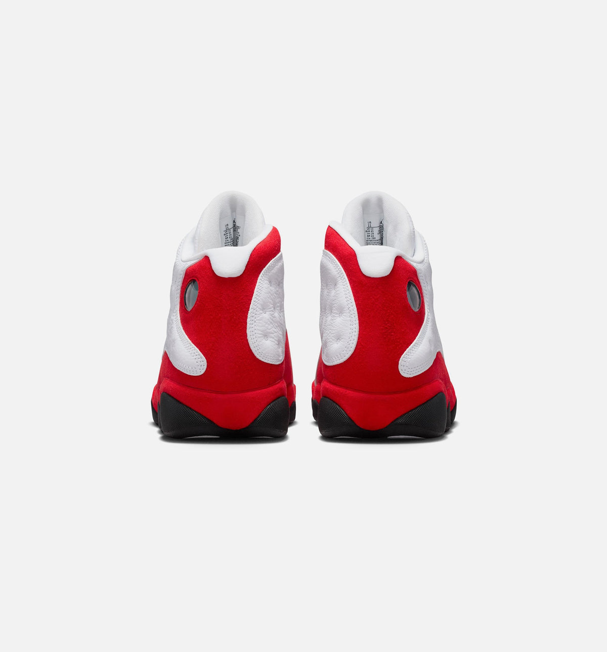 Air Jordan 13 Retro White And University Red 男款生活方式运动鞋 - 白色/黑色/真红