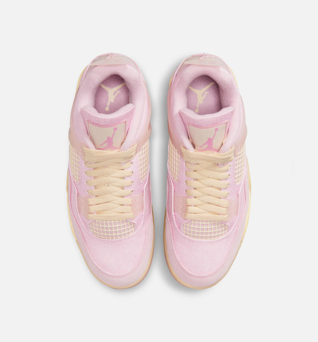 Air Jordan 4 Retro Pink Pearl And Iced Carmine 女款生活方式运动鞋 - 珍珠粉/冰红/椒奶