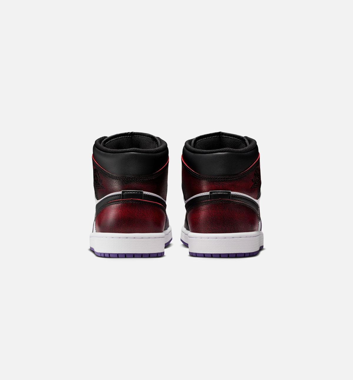 Air Jordan 1 Mid SE - 男款生活方式运动鞋（正红/白/宫廷紫/黑）