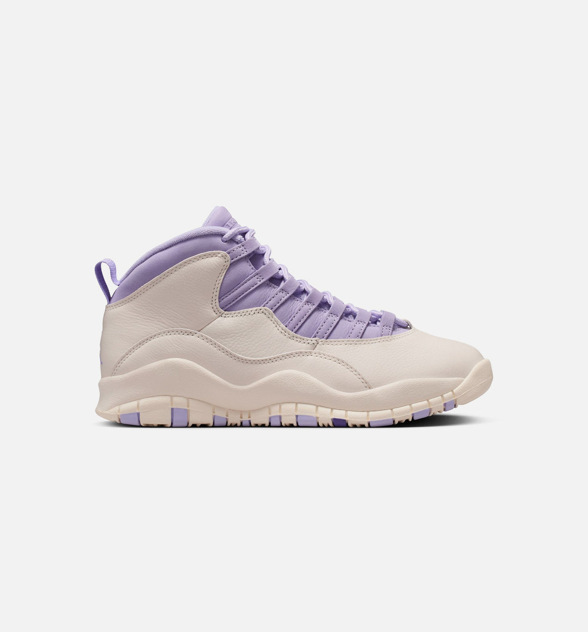 Air Jordan 10 Retro Hydrangeas 女款生活方式运动鞋 - 粉笔白/绣球花/野葡萄