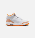 Air Jordan 3 Retro Orange Citrus - 女款生活方式运动鞋（白/多色）