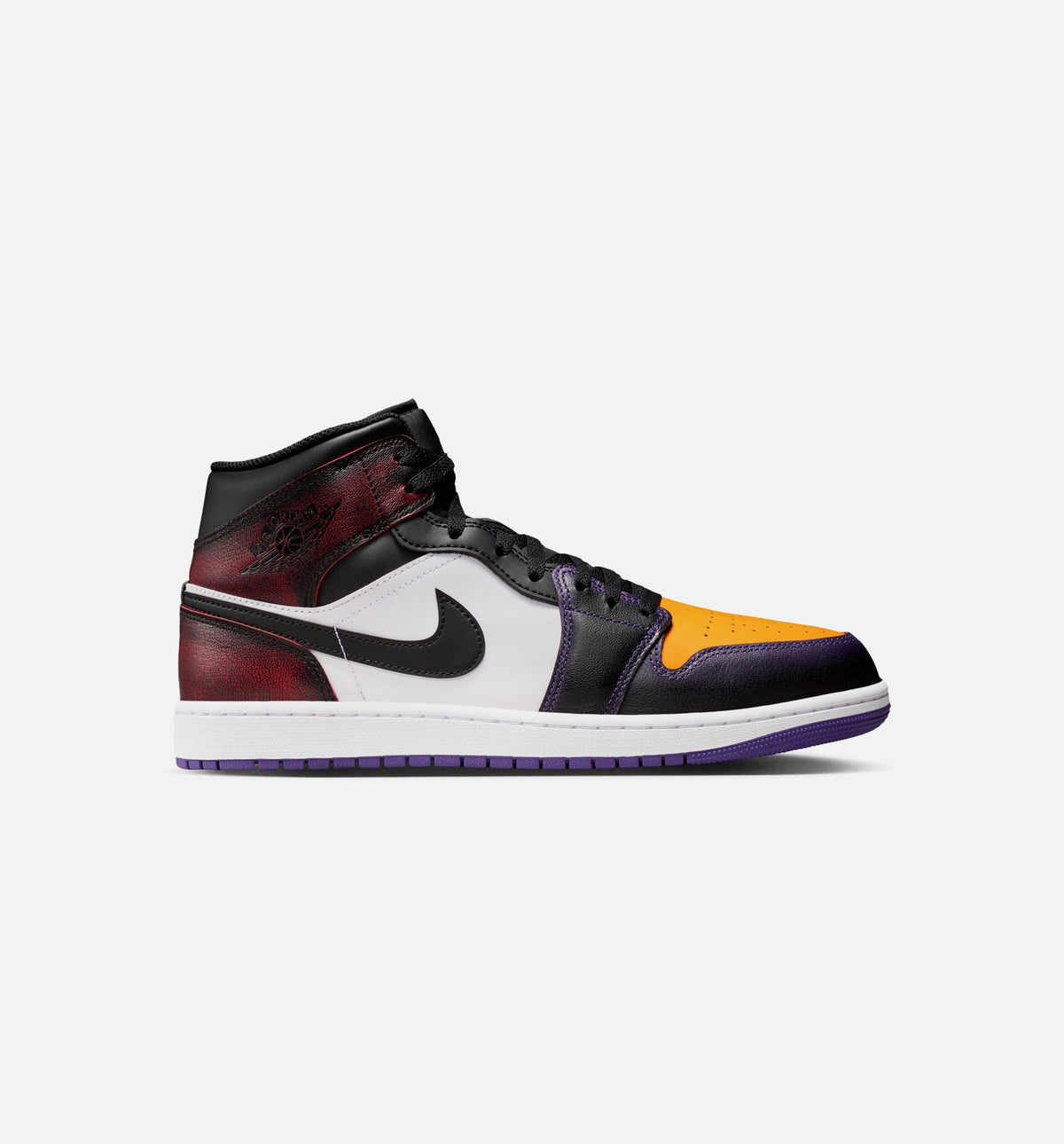 Air Jordan 1 Mid SE - 男款生活方式运动鞋（正红/白/宫廷紫/黑）