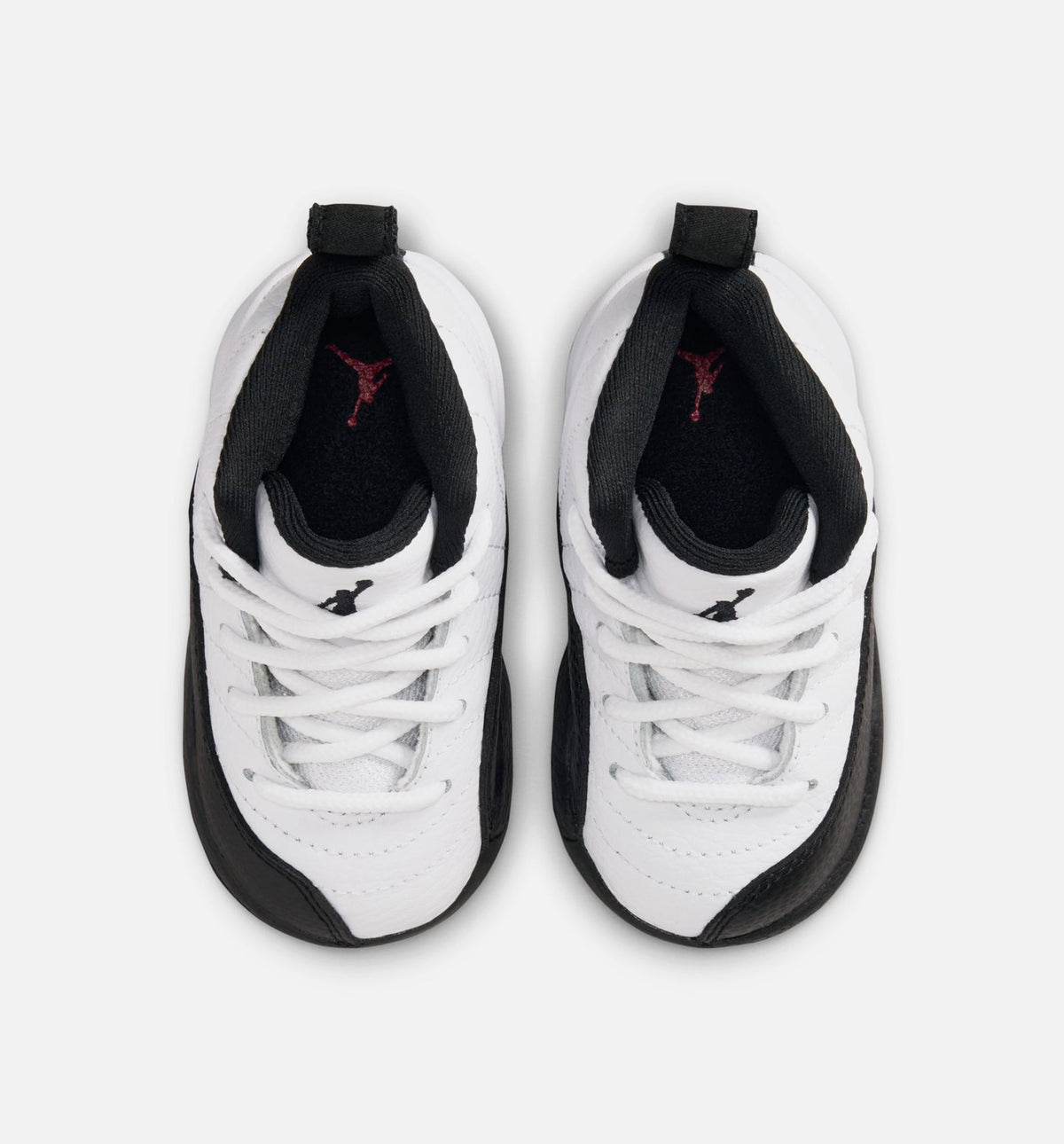 Air Jordan 12 Retro Taxi 婴幼儿生活方式运动鞋 - 白色/黑色/出租车黄