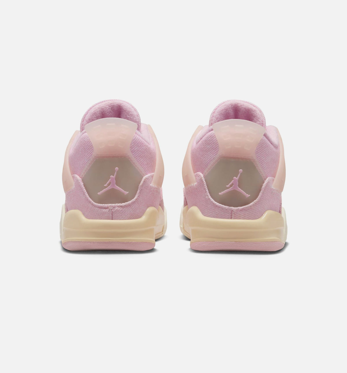 Air Jordan 4 Retro Pink Pearl And Iced Carmine 婴幼儿生活方式运动鞋 - 冰红/椒奶/深灰/沙麻/粉冰色