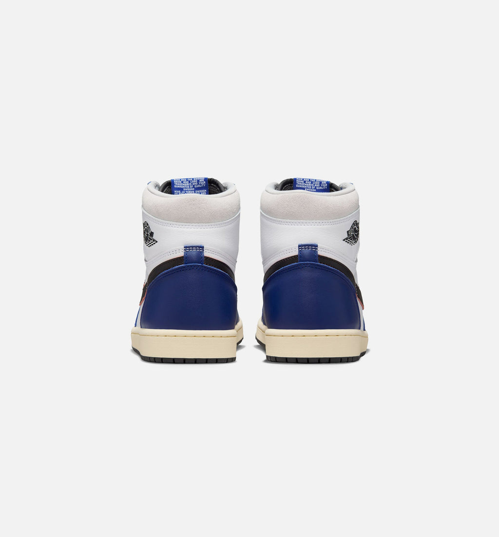 Air Jordan 1 Retro High OG Rare Air - 男款生活方式运动鞋（白/黑/中性灰/深皇家蓝）