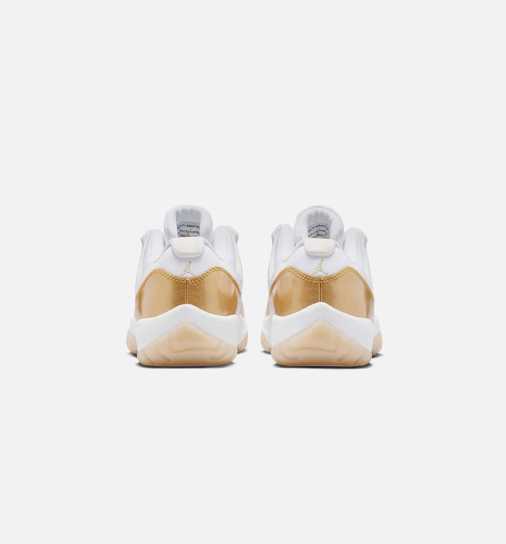 Air Jordan 11 Retro Low Mother's Day - 女款生活方式运动鞋（白/金属金/战队金）
