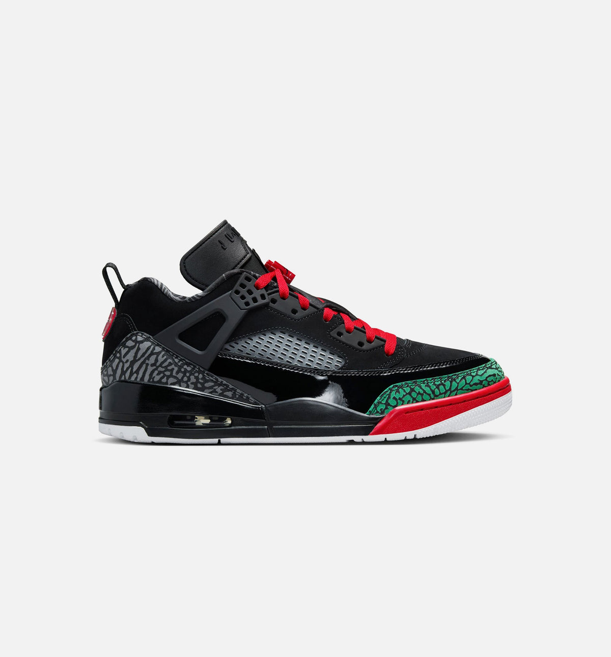 Spizike Low 男款生活方式运动鞋 - 黑色/经典绿/白色/大学红