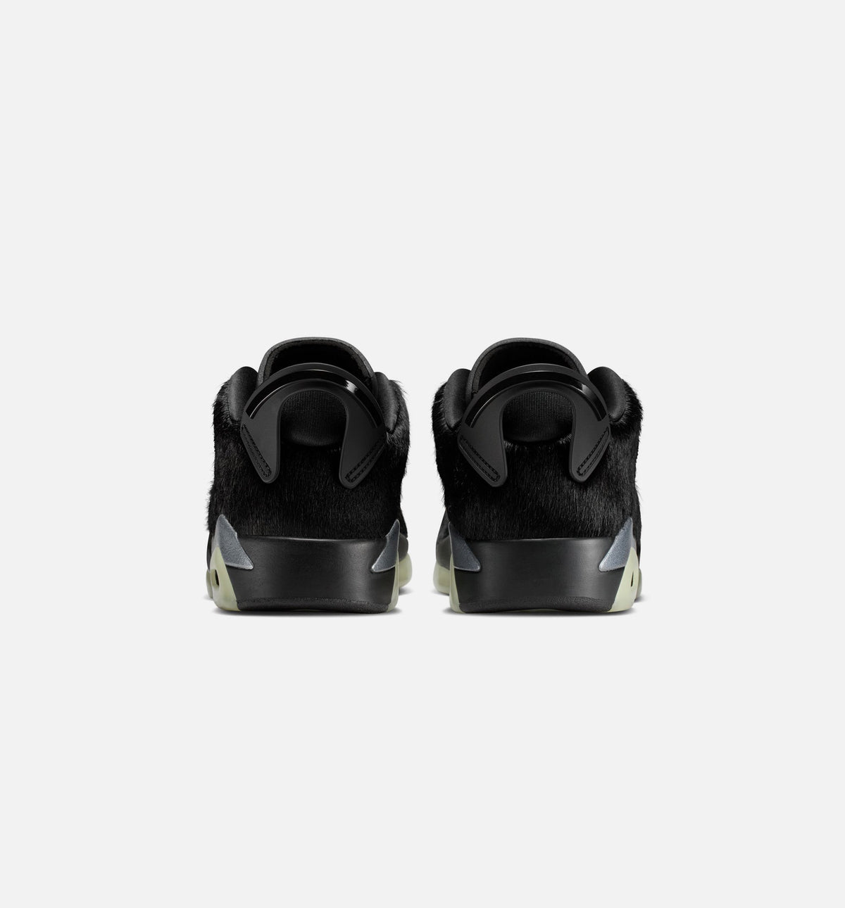 Air Jordan 6 Retro Low Blackout 女款生活方式运动鞋 - 全黑
