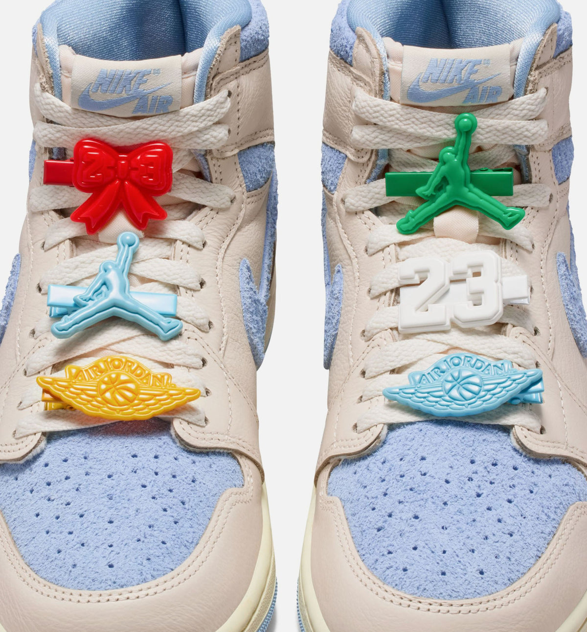 Air Jordan 1 Retro High OG Psychic Blue - 女款生活方式运动鞋（淡象牙/神秘蓝/源奴奶白）
