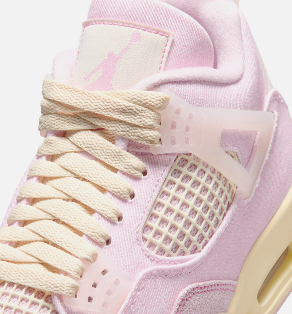 Air Jordan 4 Retro Pink Pearl And Iced Carmine 女款生活方式运动鞋 - 珍珠粉/冰红/椒奶