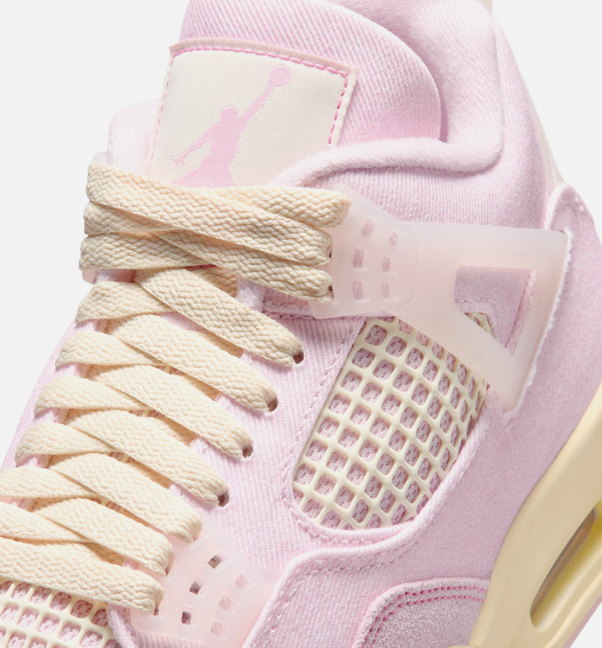 Air Jordan 4 Retro Pink Pearl And Iced Carmine 女款生活方式运动鞋 - 珍珠粉/冰红/椒奶
