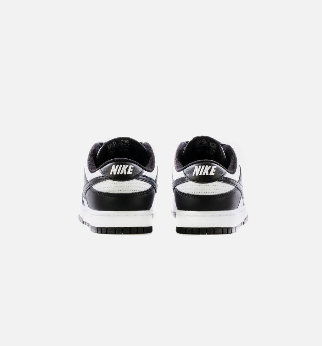 Dunk Low 男款生活方式运动鞋 - 黑色/白色