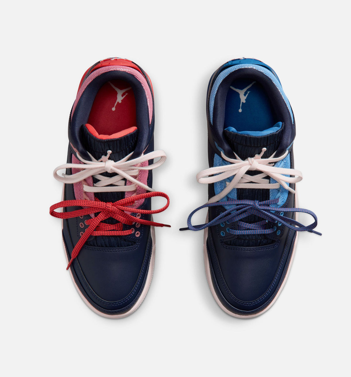 Air Jordan 3 Retro Sport Renaissance - 女款生活方式运动鞋（黑踽岩/粉笔白/赛道红）