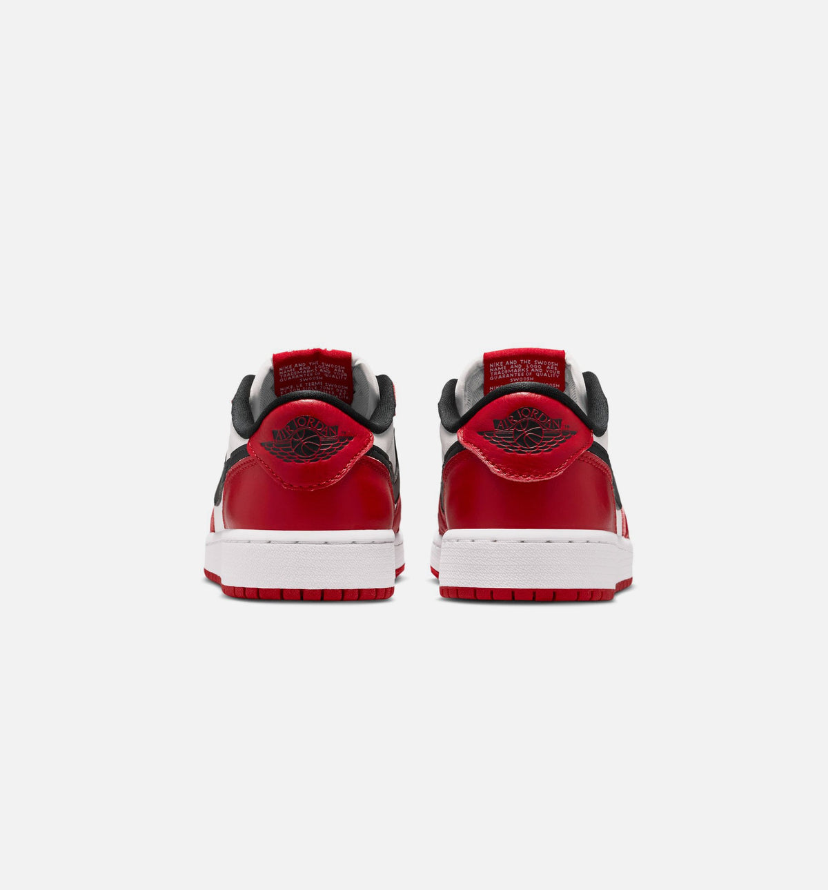 Air Jordan 1 Retro Low OG Chicago - 青少年生活方式运动鞋（红/黑/峰白）