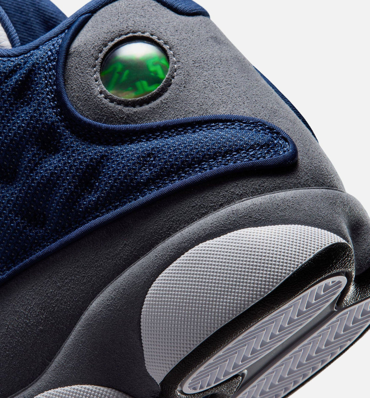 Air Jordan 13 Retro Navy And Flint Grey 男款生活方式运动鞋 - 深海蓝/学院蓝/燧石灰/白色