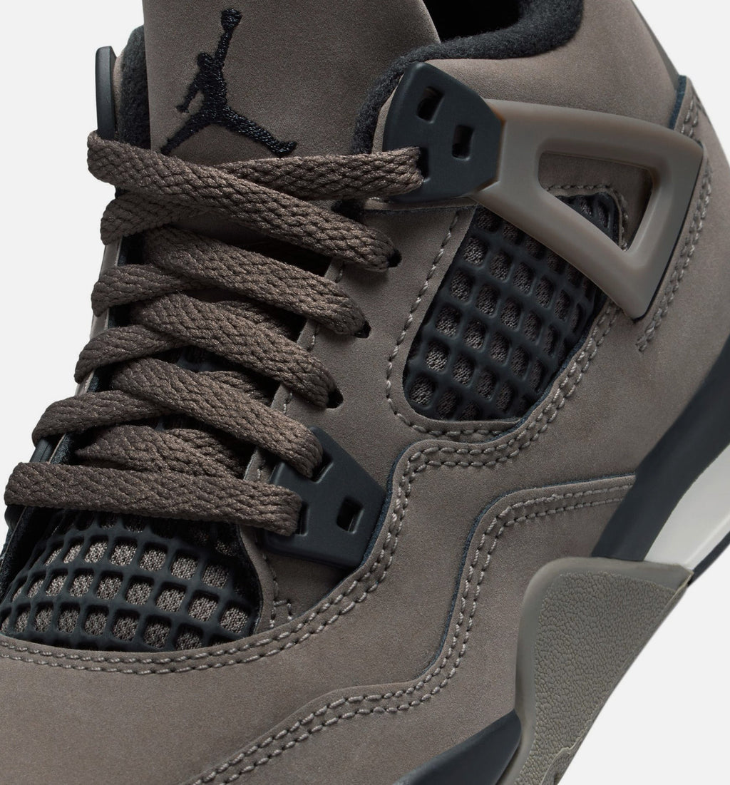 Air Jordan 4 Retro Cave Stone And Black 学前儿童生活方式运动鞋 - 洞穴石/黑色/月粒灰