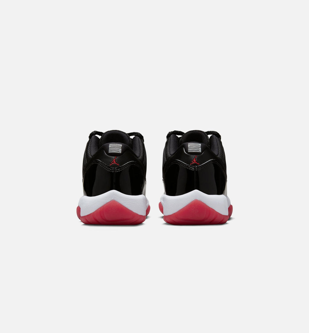 Air Jordan 11 Retro Bred 小学生生活方式运动鞋 - 黑色/校服红/白色