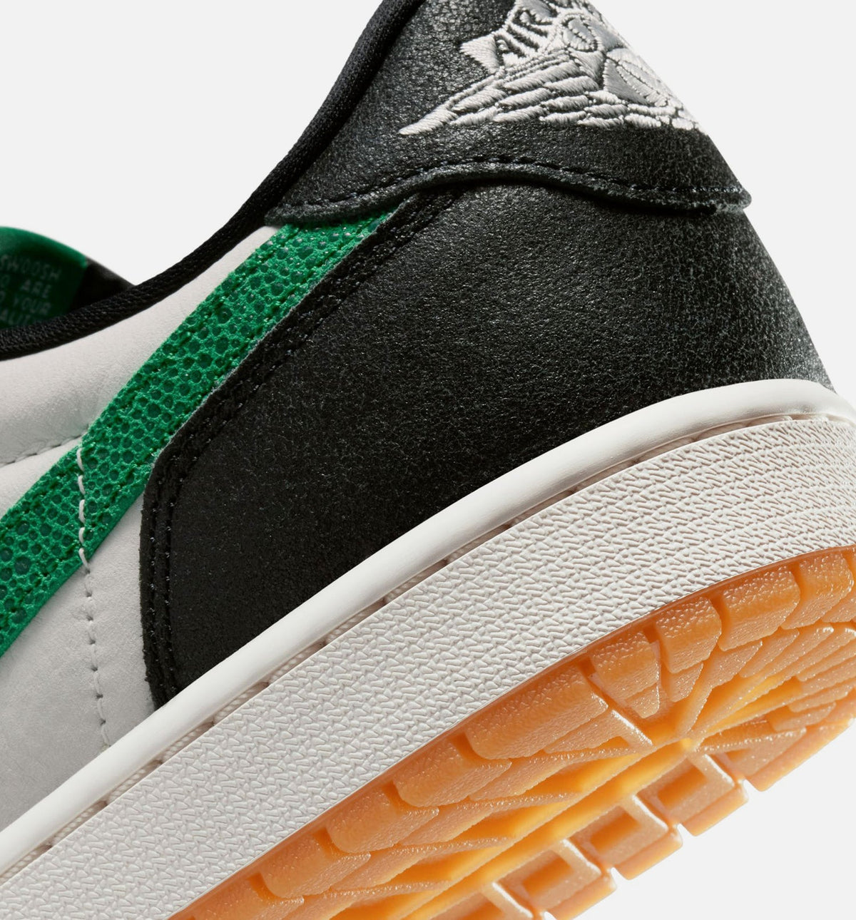 Air Jordan 1 Retro Low OG Phantom and Pine Green - 男款生活方式运动鞋（幻影白/松绣绿/黑）