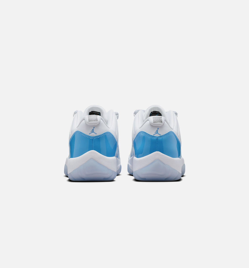 Air Jordan 11 Retro Low University Blue 男款生活方式运动鞋 - 白色/大学蓝/黑色