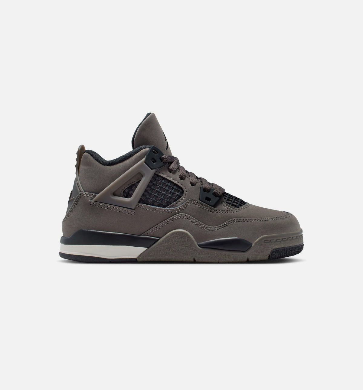 Air Jordan 4 Retro Cave Stone And Black 学前儿童生活方式运动鞋 - 洞穴石/黑色/月粒灰