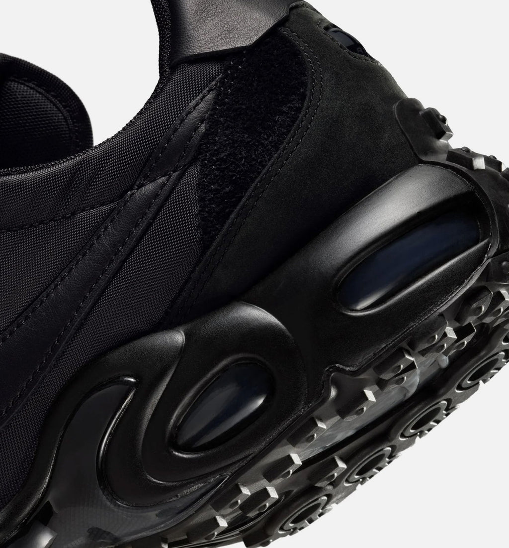 Air Max Waffle Black and Anthracite 男款生活方式运动鞋 - 黑色