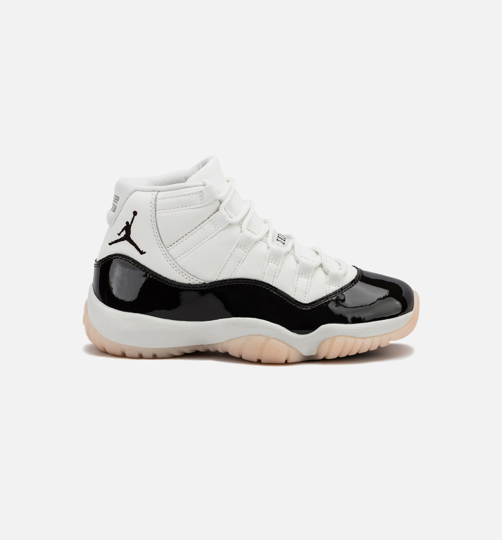 Air Jordan 11 Retro Neapolitan - 女款生活方式运动鞋（帆布白/丝绒棕/青紫霄）