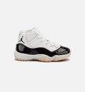 Air Jordan 11 Retro Neapolitan - 女款生活方式运动鞋（帆布白/丝绒棕/青紫霄）