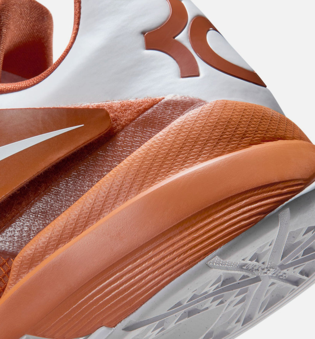 Zoom KD 4 Texas Longhorns - 男款生活方式运动鞋（沙漠橙/白）