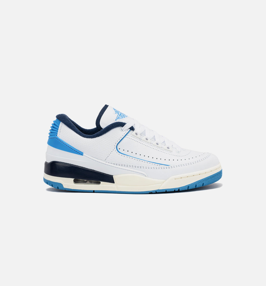 Air Jordan 23 男款生活方式运动鞋 - 白色/学院蓝/安解款深蓝