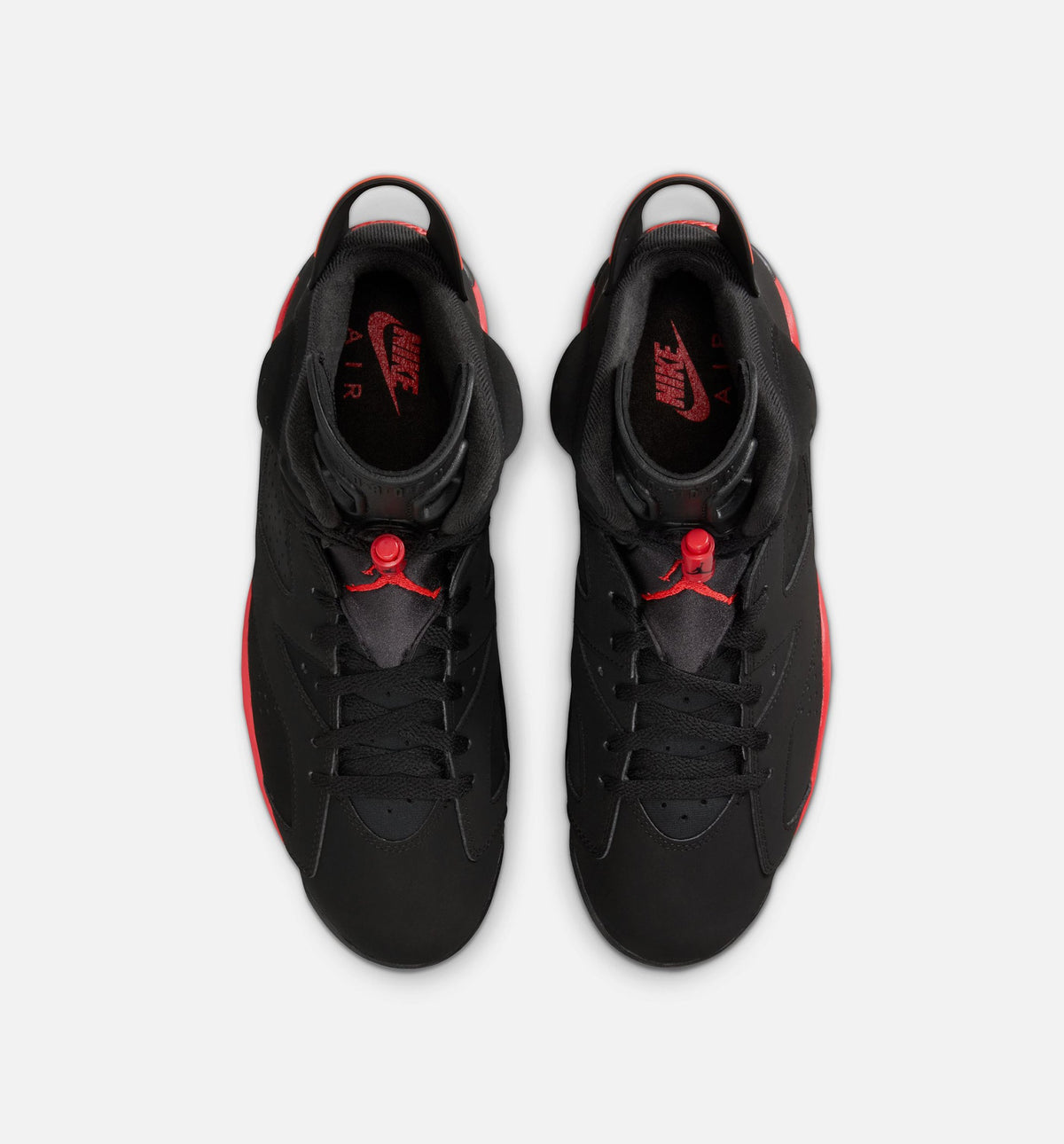Air Jordan 6 Retro Infrared Salesman 男款生活方式运动鞋 - 黑色/淡红