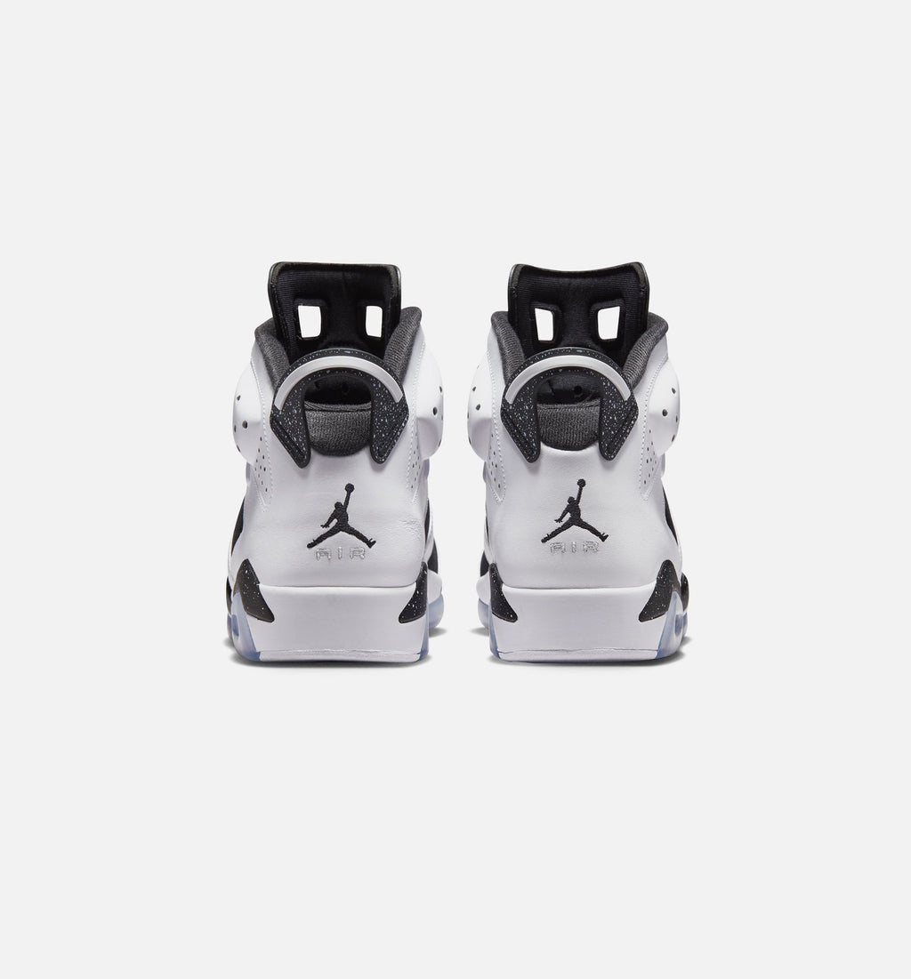 Air Jordan 6 Retro Black And White 男款生活方式运动鞋 - 黑色/白色