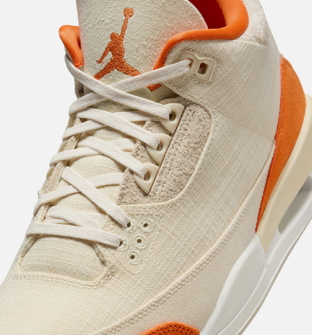 Air Jordan 3 Retro Starfish 女款生活方式运动鞋 - Fossil/Starfish/Sail