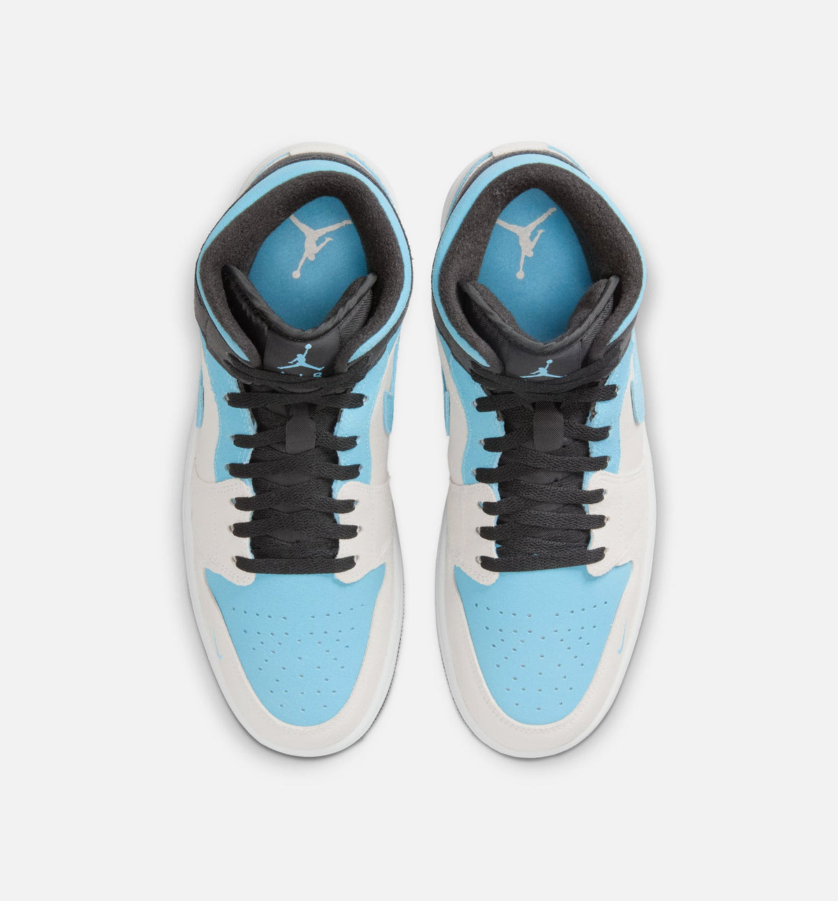Air Jordan 1 Mid SE - 男款生活方式运动鞋（峰白/冰潮蓝/黑）