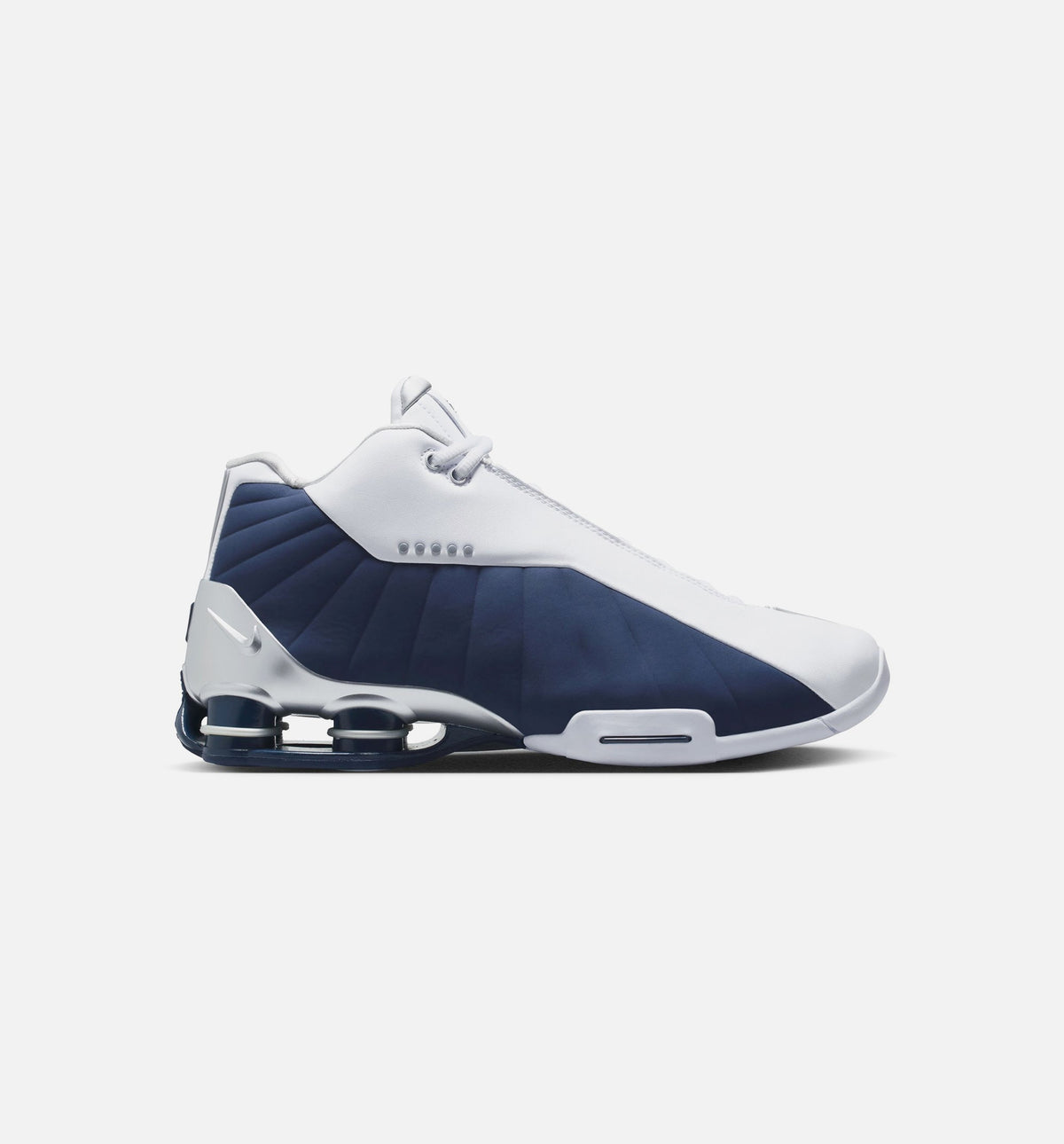 Shox BB4 Olympic - 男款生活方式运动鞋（白/午夜海军蓝/金属银）