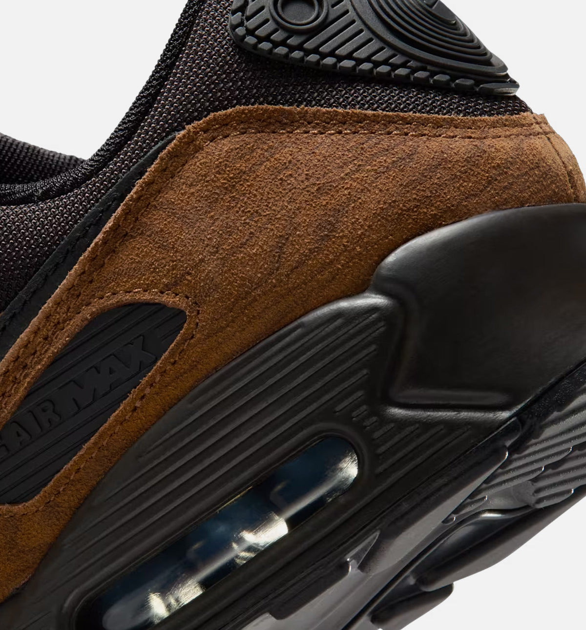 Air Max 90 Premium 男款生活方式运动鞋 - 淡英山棕/丝绒棕/黑色