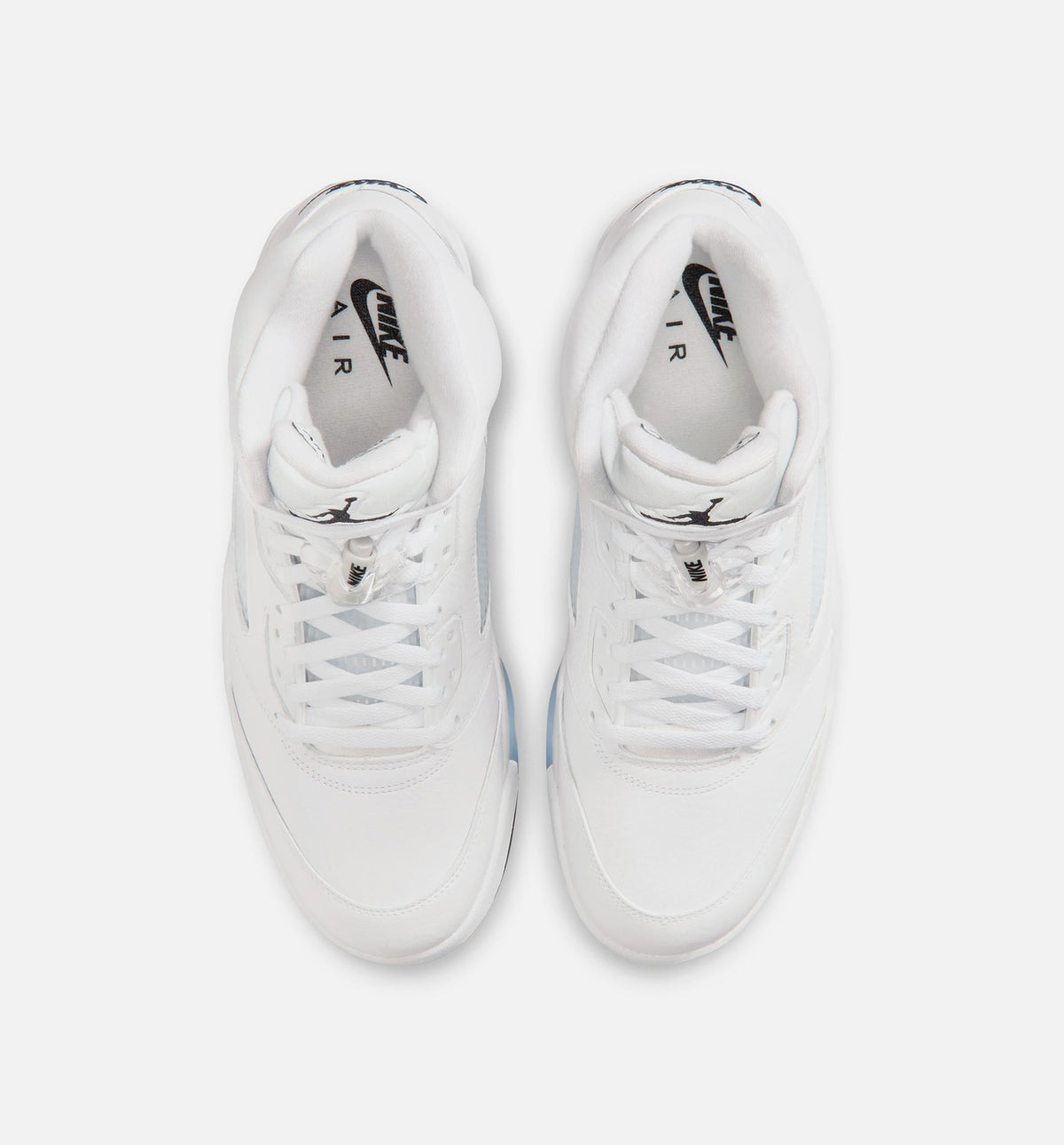 Air Jordan 5 Retro OG White Metallic 男款生活方式运动鞋 - 白色/金属银/黑色