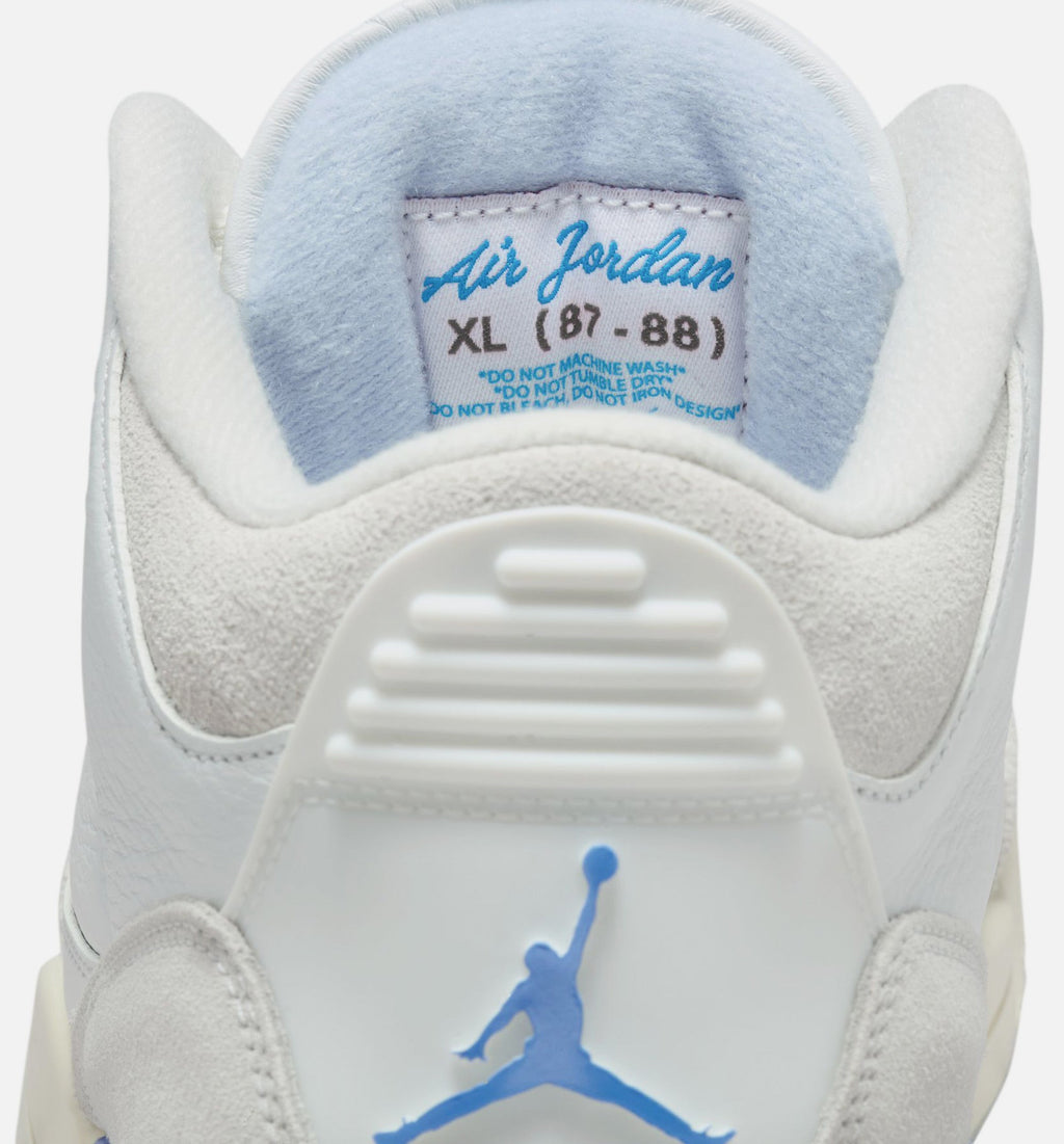Air Jordan 3 Retro Lucky Shorts - 男款生活方式运动鞋（峰白/氢蓝/传说蓝）