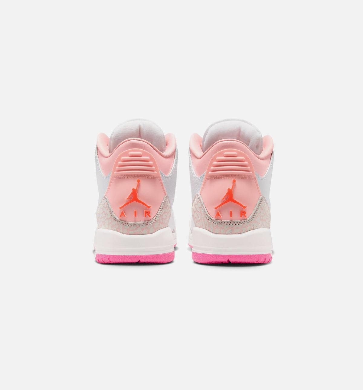 Air Jordan 3 Retro Spring Flowers - 青少年生活方式运动鞋（珍珠粉/粉花红/粉红发光/超烁橙）