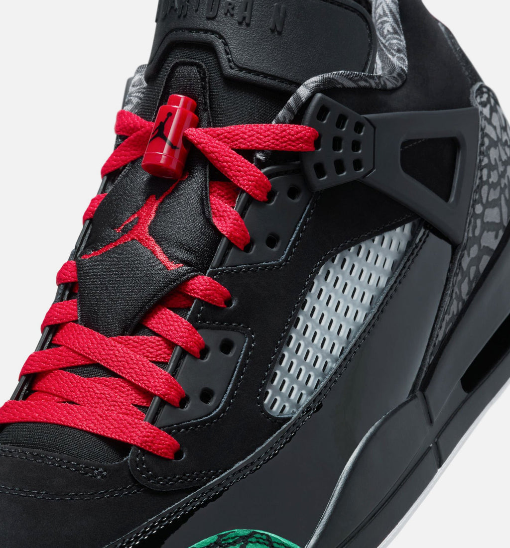 Spizike Low 男款生活方式运动鞋 - 黑色/经典绿/白色/大学红