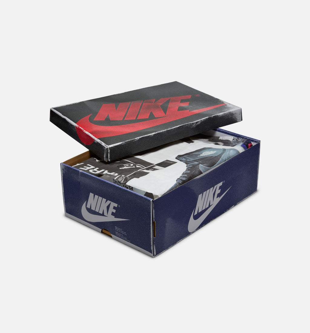 Air Jordan 1 Retro High OG Rare Air - 男款生活方式运动鞋（白/黑/中性灰/深皇家蓝）