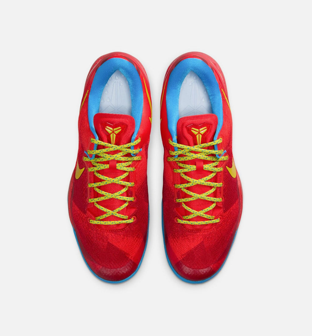 Kobe VIII Protro Year Of The Horse 男款生活方式运动鞋 - 淡红/鲜蒙蓝/亮柠黄
