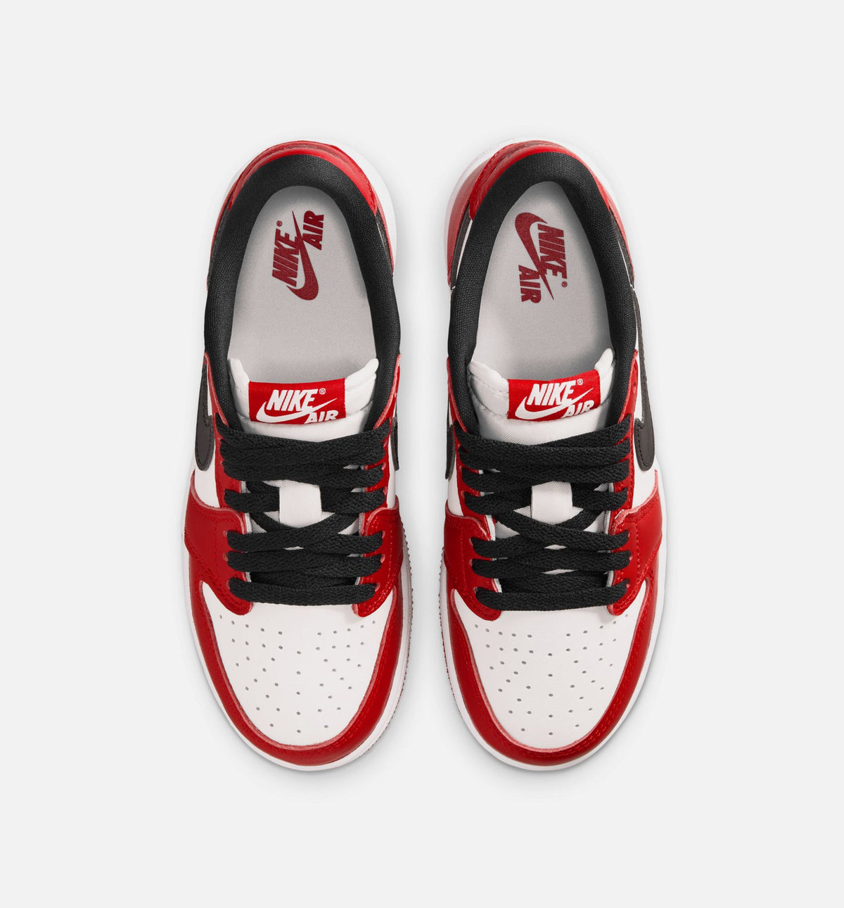 Air Jordan 1 Retro Low OG Chicago - 青少年生活方式运动鞋（红/黑/峰白）