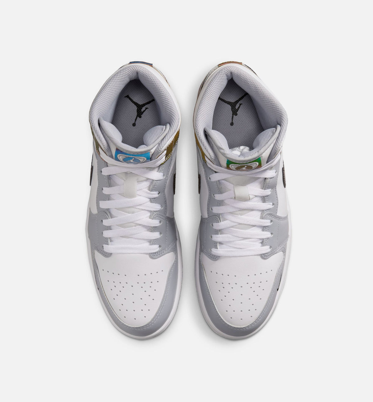Air Jordan 1 Mid SE - 男款生活方式运动鞋（黑/白/狼灰）
