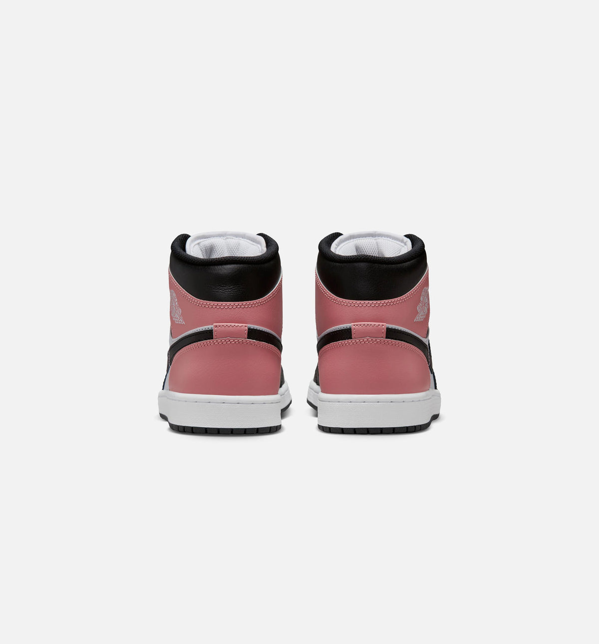 Air Jordan 1 Mid - 男款生活方式运动鞋（白/锈粉/黑）