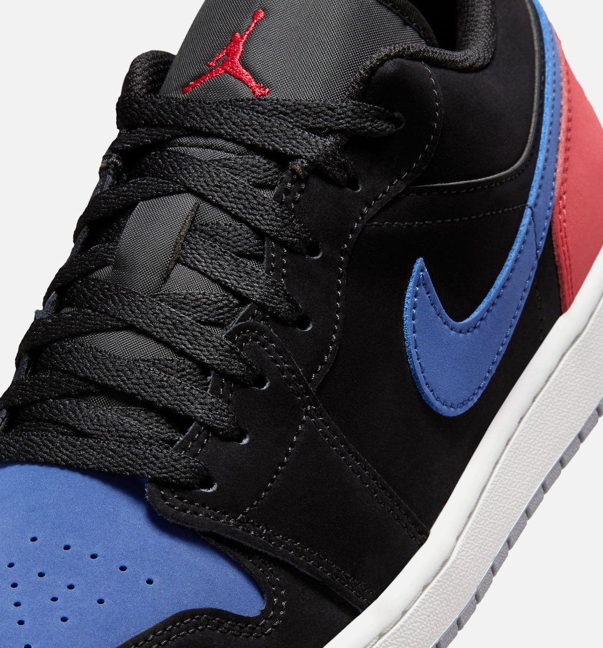 Air Jordan 1 Low - 男款生活方式运动鞋（黑/白/真蓝/红）