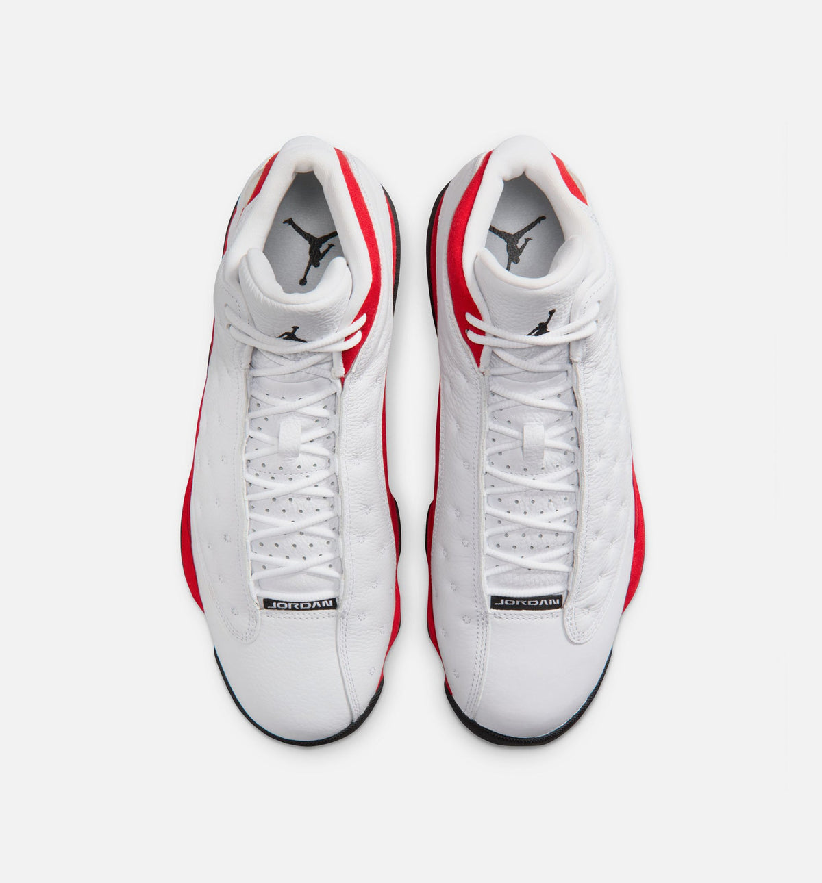 Air Jordan 13 Retro White And University Red 男款生活方式运动鞋 - 白色/黑色/真红