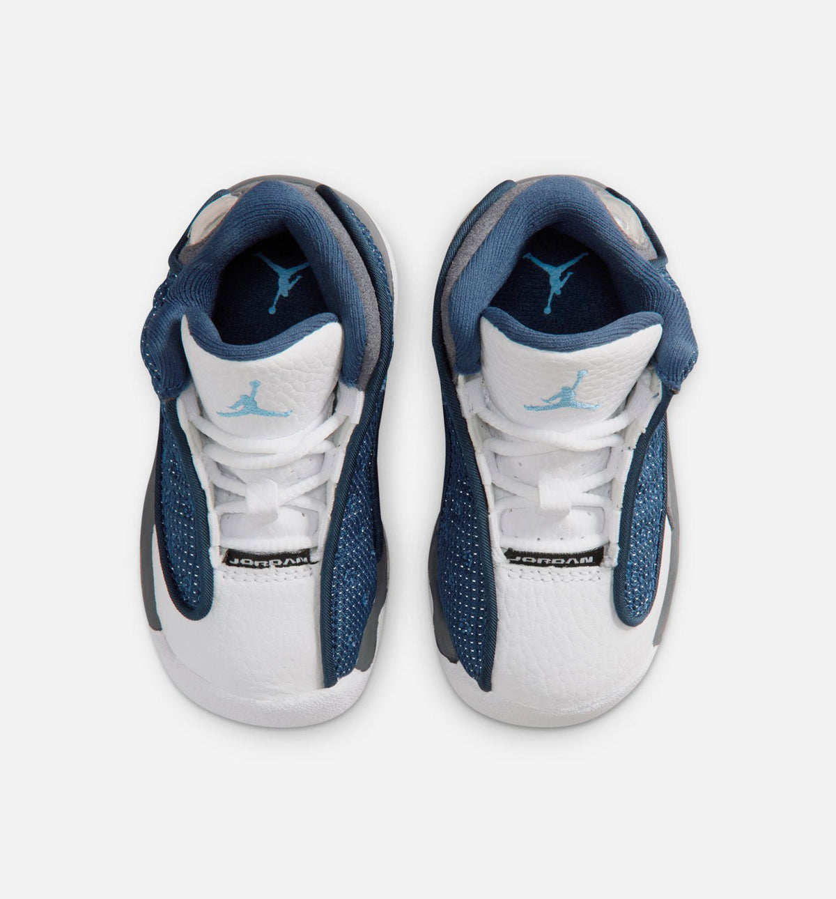 Air Jordan 13 Retro Navy And Flint Grey 婴幼儿生活方式运动鞋 - 深海蓝/学院蓝/燧石灰/白色