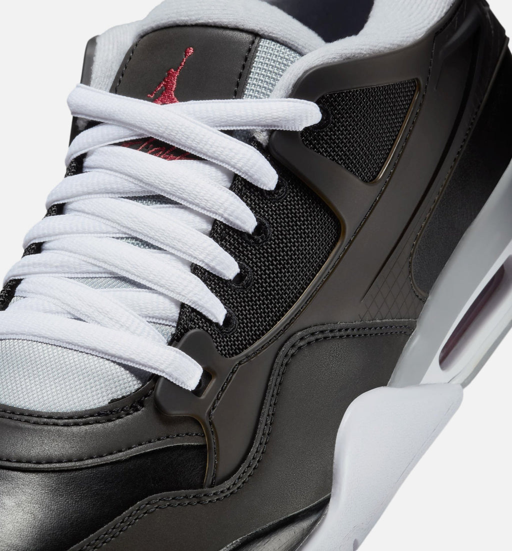 Air Jordan 4 RM 男款生活方式运动鞋 - 黑色/红色/灰色