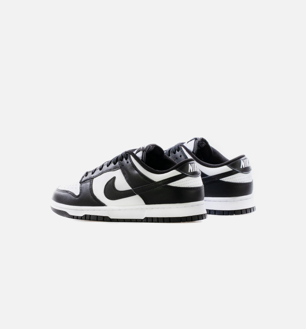 Dunk Low 男款生活方式运动鞋 - 黑色/白色